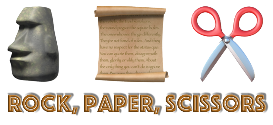 Rock, Paper, Scissors icons